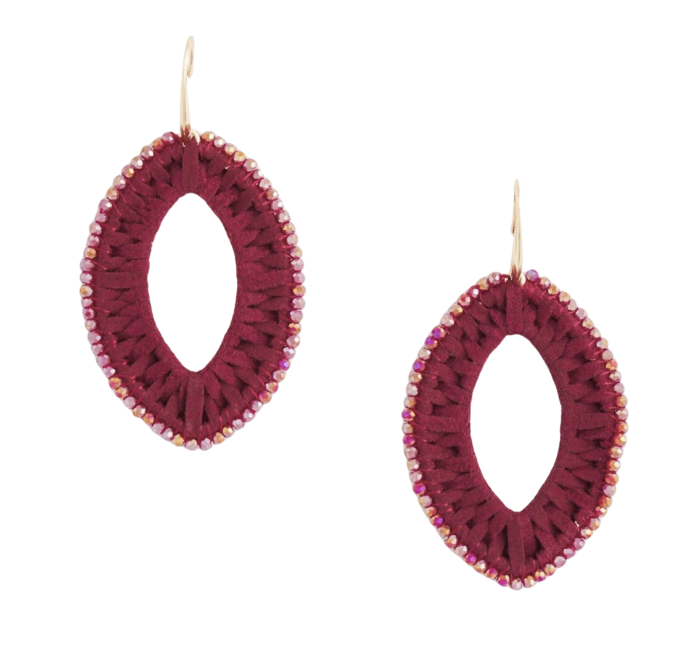 No Droop Faux Suede Earrings